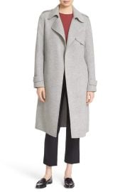 Theory Oaklane DF New Divid Wool & Cashmere Trench Coat at Nordstrom